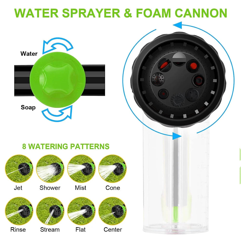 Pet Shower Sprayer with Adjustable Pressure Nozzle