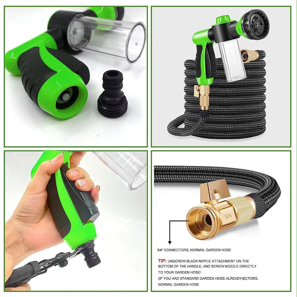 Pet Shower Sprayer with Adjustable Pressure Nozzle