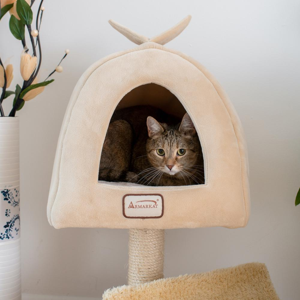 Cat Condo with Scratching Post