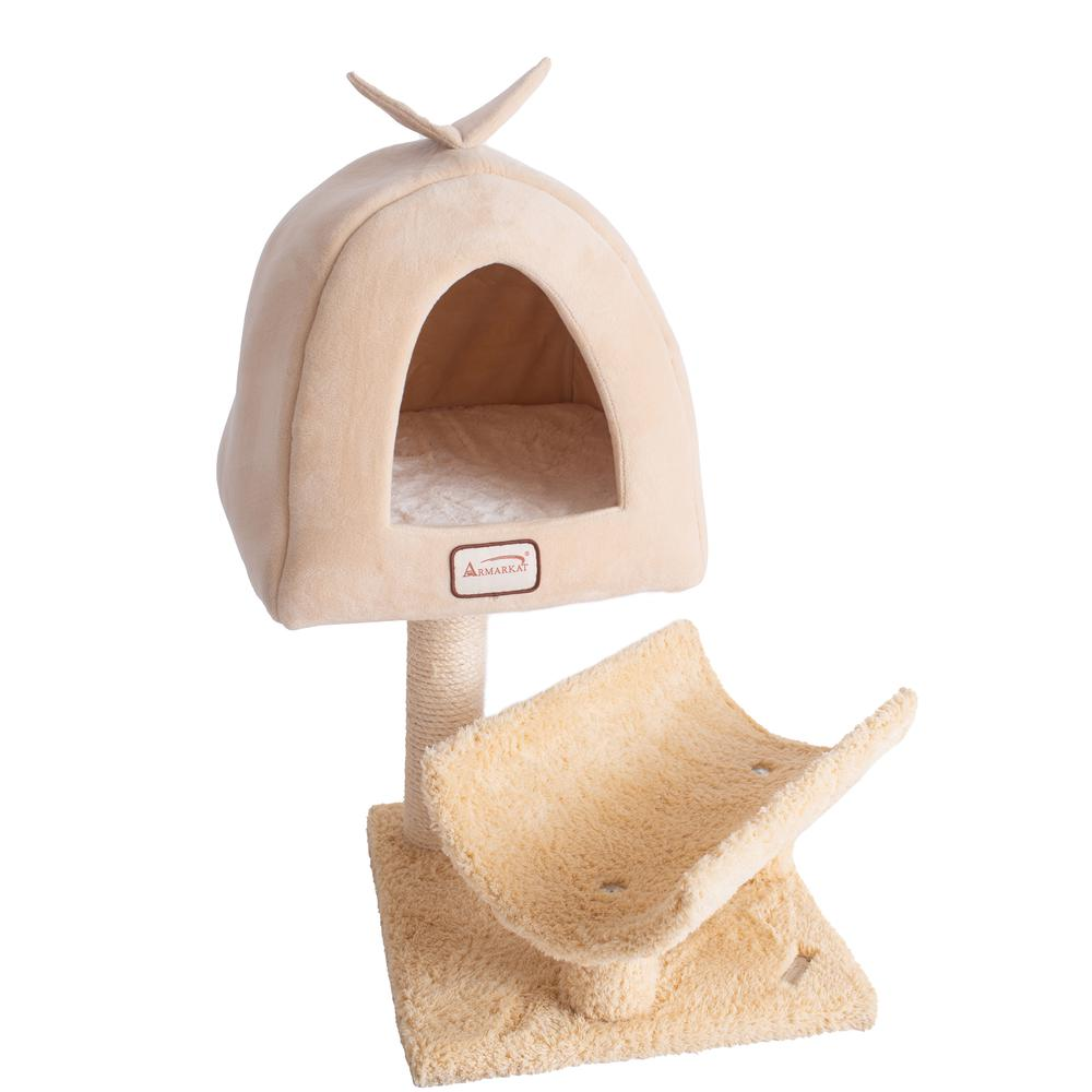 Cat Condo with Scratching Post