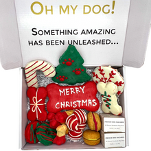 Load image into Gallery viewer, Christmas Dog Treats Gift Box

