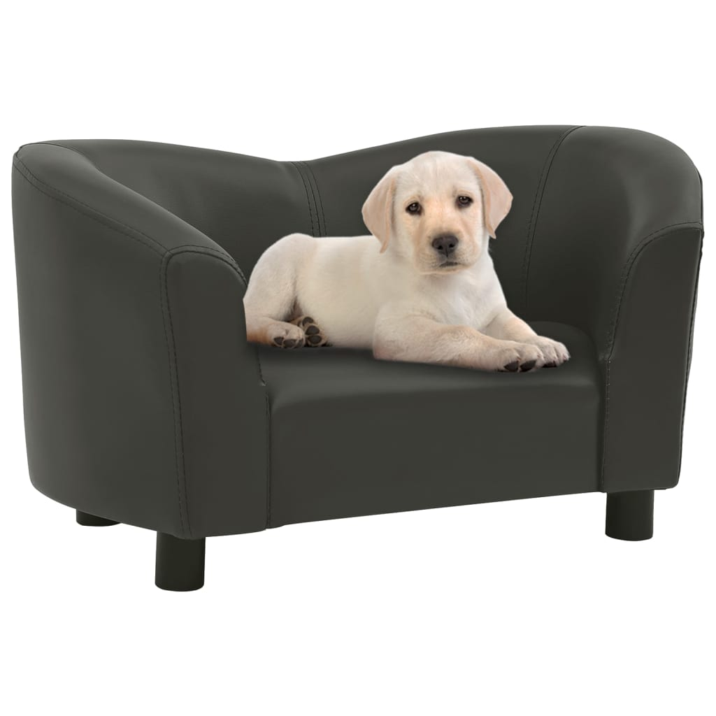 vidaXL Dog Sofa Dark Gray 26.4