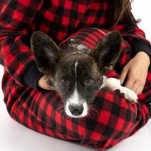 Load image into Gallery viewer, Matching Human &amp; Dog Pajama Set
