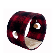 Load image into Gallery viewer, Armarkat B1601 Real Wood Cat Hideaway Tunnel, Scotch Plaid
