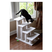 Load image into Gallery viewer, 4-Step Real Wood Pet Ramp
