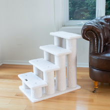 Load image into Gallery viewer, 4-Step Real Wood Pet Ramp
