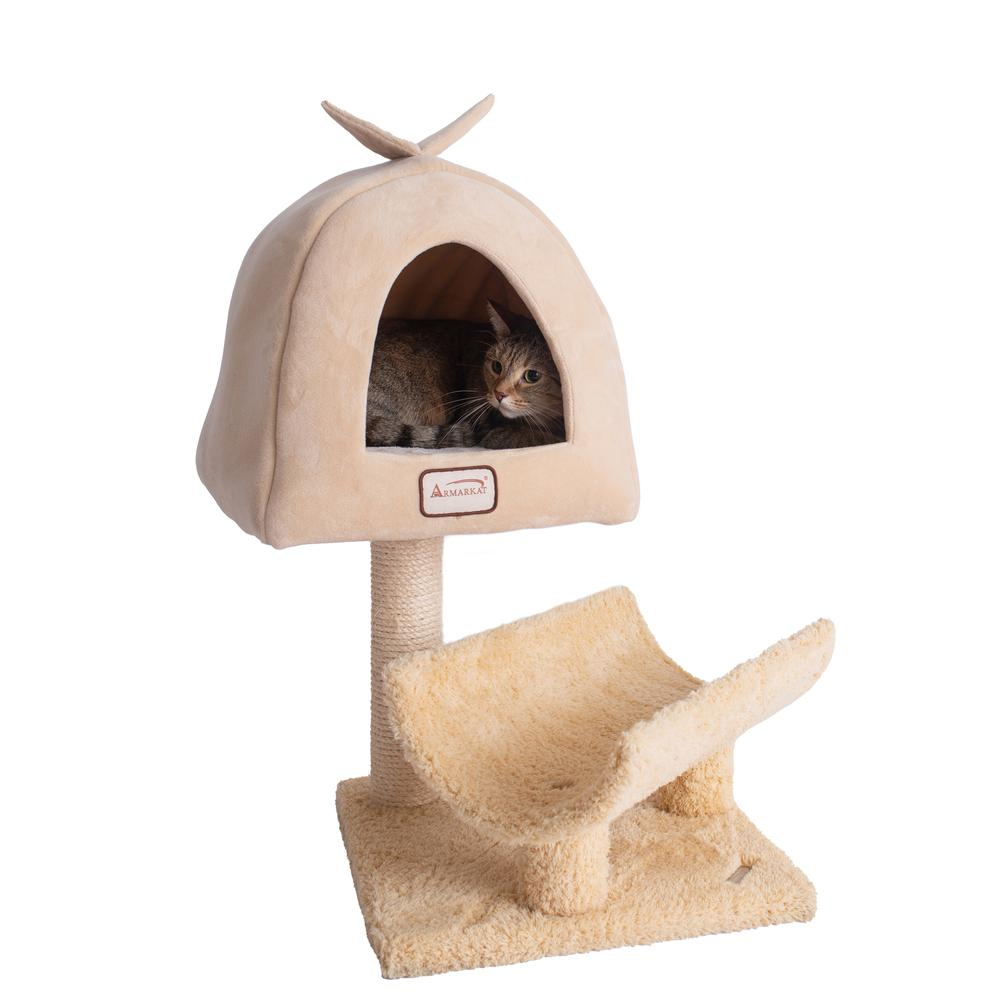 Cat Condo with Scratching Post
