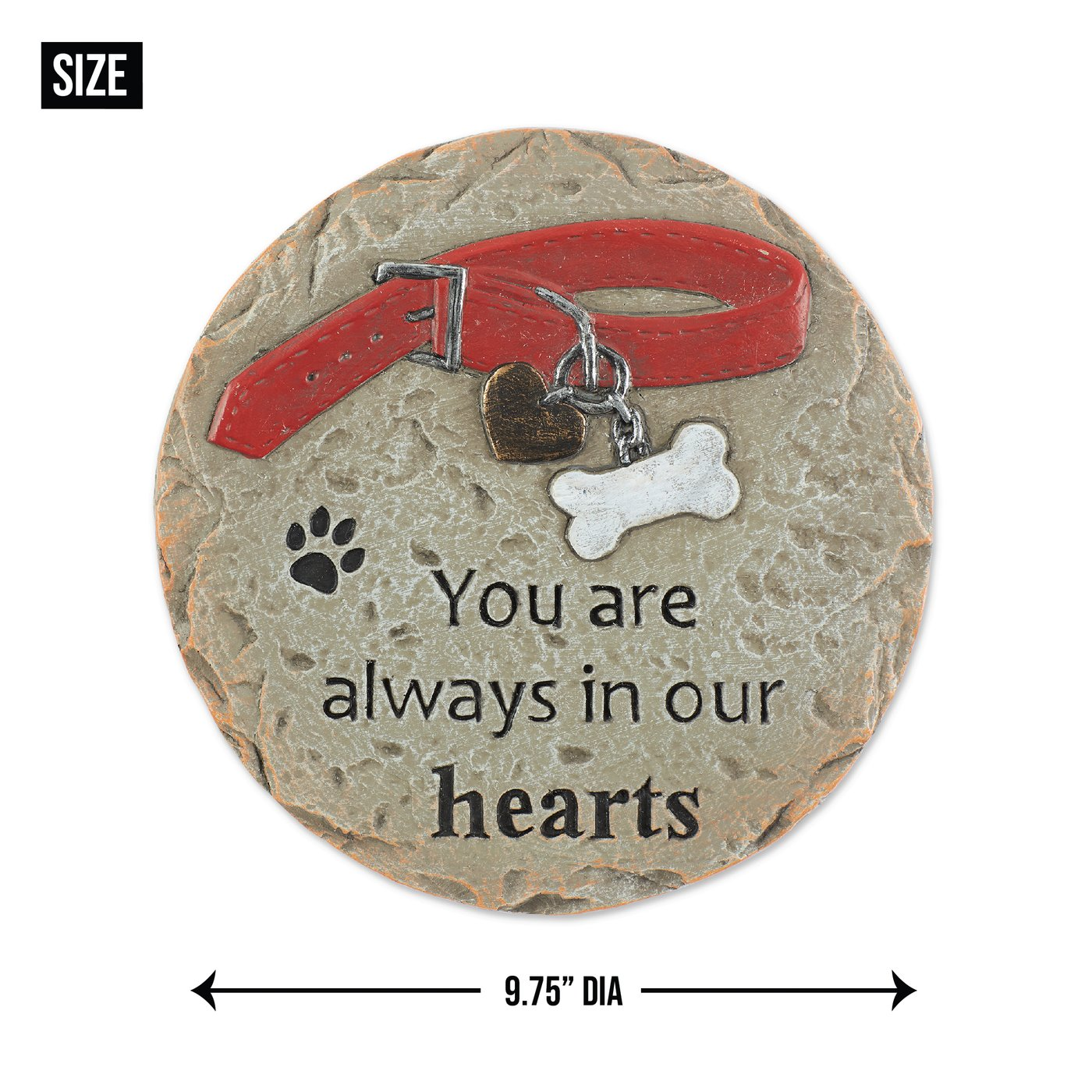 Pet Memorial Stepping Stone - Always In Our Hearts